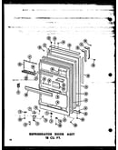 Refrigerator door assy 18 cu. ft. (etm18j/p60178-8w) (tm18j/p60178-3w) (tm18j-a/p60178-3wa) (tm18j-c/p60178-3wc) (tm18j-ag/p60178-3wg) (tc18j-c/p60178-4wc) (tc18j/p60178-4w) (tc18j-ag/p60178-4wg) (tc18j-a/p60178-4wa)