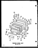 Freezer door assy 20 cu. ft. (tr20j/p60178-5w) (tr20j-c/p60178-5wc) (tr20j-ag/p60178-5wg) (tr20j-a/p60178-5wa) (td20j/p60178-6w) (td20j-c/p60178-6wc) (td20j-ag/p60178-6wg) (td20j-a/p60178-6wa)