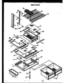 Shelf parts (gfs187/mn00) (gfs187/mn01) (gfs187/mn02) (gfs187/mn03) (gfs187/mn04) (gfs187/mn10) (gfs187/mn11)