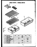 Shelf parts (gfs142/mn00) (gfs142/mn01) (gfs142/mn02) (gfs142/mn10) (gfs142/mn11)
