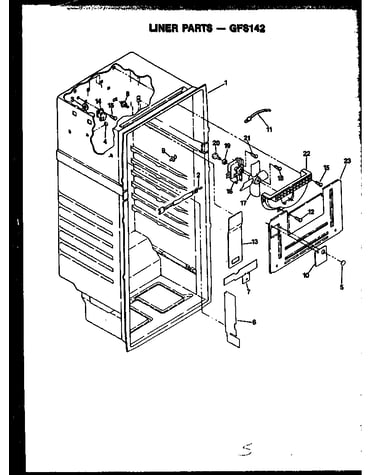 Liner parts (gfs142/mn00) (gfs142/mn01) (gfs142/mn02) (gfs142/mn10) (gfs142/mn11)