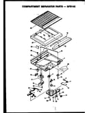 Compartment separator parts (gfs142/mn00) (gfs142/mn01) (gfs142/mn02) (gfs142/mn10) (gfs142/mn11)