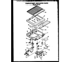Caloric GFS162/MN10 compartment separator parts diagram