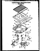Compartment separator parts