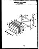 Freezer door parts