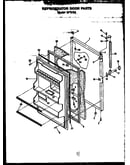 Refrigerator door parts