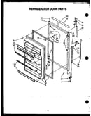 Refrigerator door parts (gfs208)