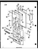 Lower door parts (tm18f-c/p75288-17wc) (tm18f/p75288-17w) (tm18f-a/p75288-17wa) (tm18f-l/p75288-17wl) (tm18f-g/p75288-17wg) (tr18f-l/p75288-18wl) (tr18f-c/p75288-18wc) (tr18f-g/p75288-18wg) (tr18f/p75288-18w) (tr18f-a/p75288-18wa) (tc18f-c/p75288-19wc) (t