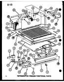 Refrigerator freezer functional parts (tc18g/p75535-1w) (tm18g/p75535-2w) (tc20g/p75535-3w) (tm20g/p75535-4w) (tr18g/p75535-5w) (tr20g/p75535-6w)