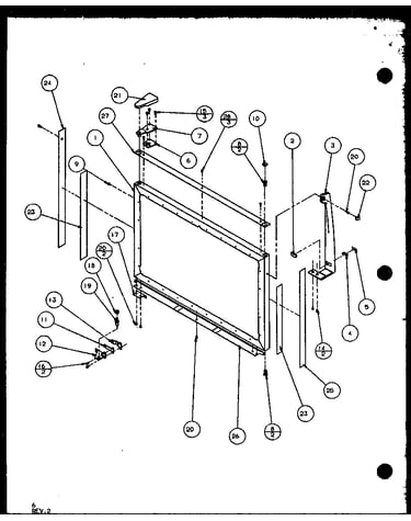 Freezer door and trim parts
