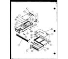 Amana TZ18Q2W-P1156103WW cabinet shelving diagram