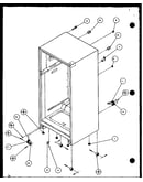 Cabinet bottom and back