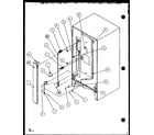 Amana TZ18Q2E-P1156103WE cabinet back diagram