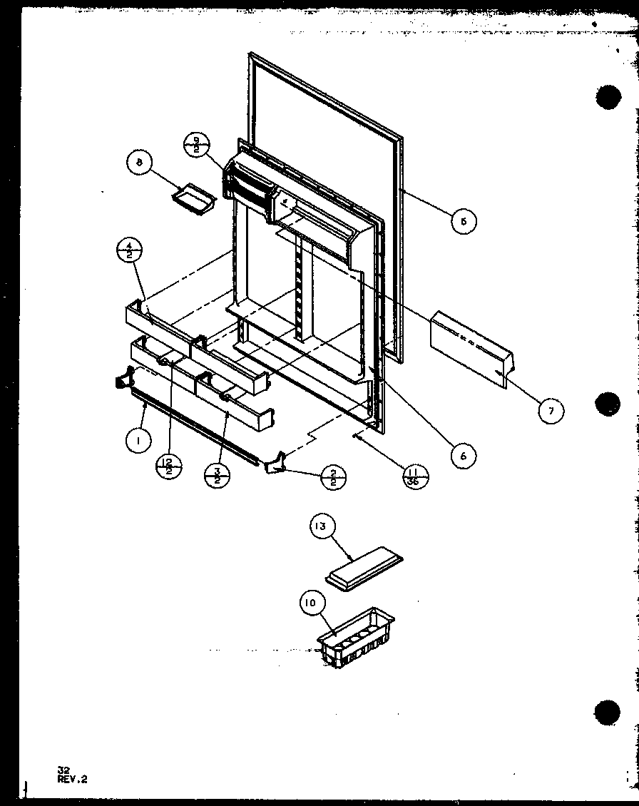 Refrigerator door (tz20qw/p1156201ww) (tz20qg/p1156201wg) (tz20qe/p1156201we) (tz20ql/p1156201wl) (tz20qe/p1156202we) (tz20ql/p1156202wl) (tz20qw/p1156202ww) (tz20qg/p1156202wg) (tzi20qw/p1156203ww) (tzi20ql/p1156203wl) (tzi20qw/p1156204ww) (tzi20ql/p1156