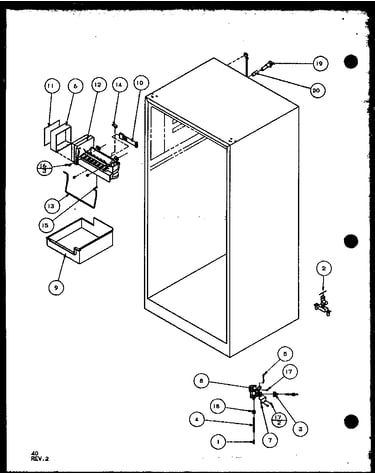 Factory installed ice maker (tzi20qw/p1156203ww) (tzi20ql/p1156203wl) (tzi20qw/p1156204ww) (tzi20ql/p1156204wl)