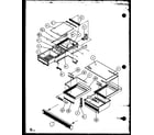 Amana TZ22QG-P1114906WG cabinet shelving (tz22qg/p1114906wg) (tz22ql/p1114906wl) (tz22qw/p1114906ww) diagram