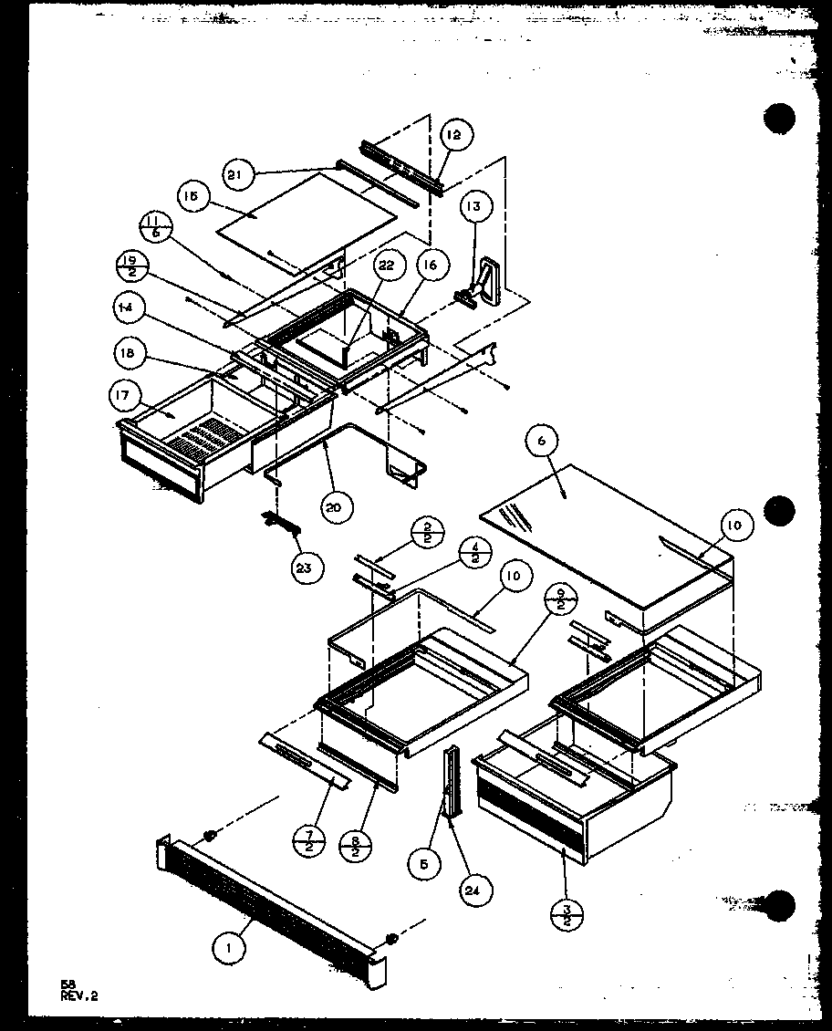Cabinet shelving (tz22qg/p1114906wg) (tz22ql/p1114906wl) (tz22qw/p1114906ww)