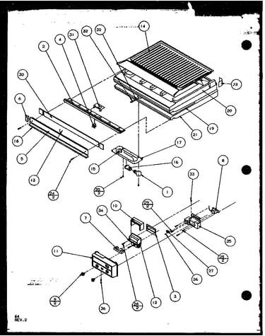 Divider block and controls (tz22qg/p1114906wg) (tz22ql/p1114906wl) (tz22qw/p1114906ww)