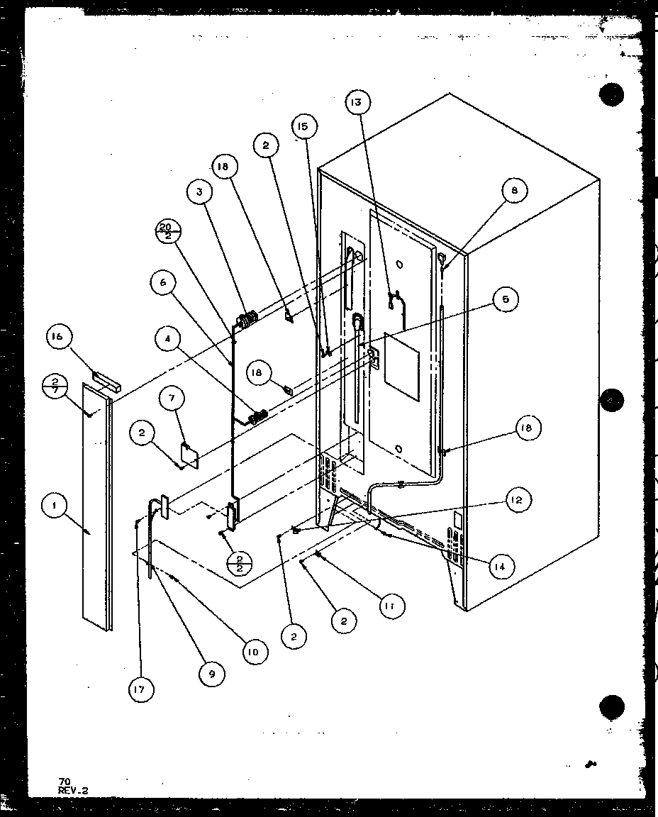 Cabinet back (tz22qg/p1114906wg) (tz22ql/p1114906wl) (tz22qw/p1114906ww)