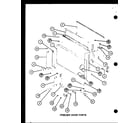 Amana TRG18SPH-P7711029W freezer door parts (trg18sph/p7711028w) (trg18sph/p7711029w) (tm18h/p7711032w) (tr18h/p7711033w) diagram