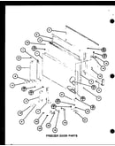 Freezer door parts (trg18sph/p7711028w) (trg18sph/p7711029w) (tm18h/p7711032w) (tr18h/p7711033w)