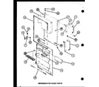 Amana TC22H-P7711035W refrigerator door parts (trg18sph/p7711028w) (trg18sph/p7711029w) (tm18h/p7711032w) (tr18h/p7711033w) diagram