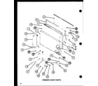 Amana TMI20SPH-P7711030W freezer door parts (tmi20sph/p7711030w) (tmi20sph/p7711031w) (trg20sph/p7711038w) (trg20sph/p7711039w) diagram