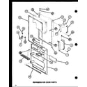 Amana TC22H-P7711034W refrigerator door parts (tmi20sph/p7711030w) (tmi20sph/p7711031w) (trg20sph/p7711038w) (trg20sph/p7711039w) diagram