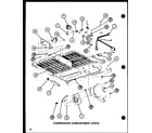 Amana TRG20SPH-P7711038W compressor compartment parts (tmi20sph/p7711030w) (trg20sph/p7711038w) (trg20sph/p7711039w) (tmi20h/p7711031w) diagram