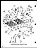 Compressor compartment parts (tmi20sph/p7711030w) (trg20sph/p7711038w) (trg20sph/p7711039w) (tmi20h/p7711031w)