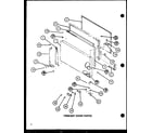 Amana TC18H-P7711037W freezer door parts (tr18h/p7711036w) (tc18h/p7711037w) diagram