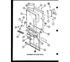 Amana TC18H-P7711037W refrigerator door parts (tr18h/p7711036w) (tc18h/p7711037w) diagram