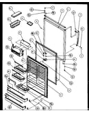 Refrigerator door (white (tz19qw/p1111409ww) (tz19qg/p1111409wg) (tz19qe/p1111409we) (tz19ql/p1111409wl) (tz19qw/p1111410ww) (tz19qg/p1111410wg) (tz19qe/p1111410we) (tz19ql/p1111410wl) (tz21q2w/p1111713ww) (tz21q2l/p1111713wl) (tz21q2e/p1111713we) (tz21ql