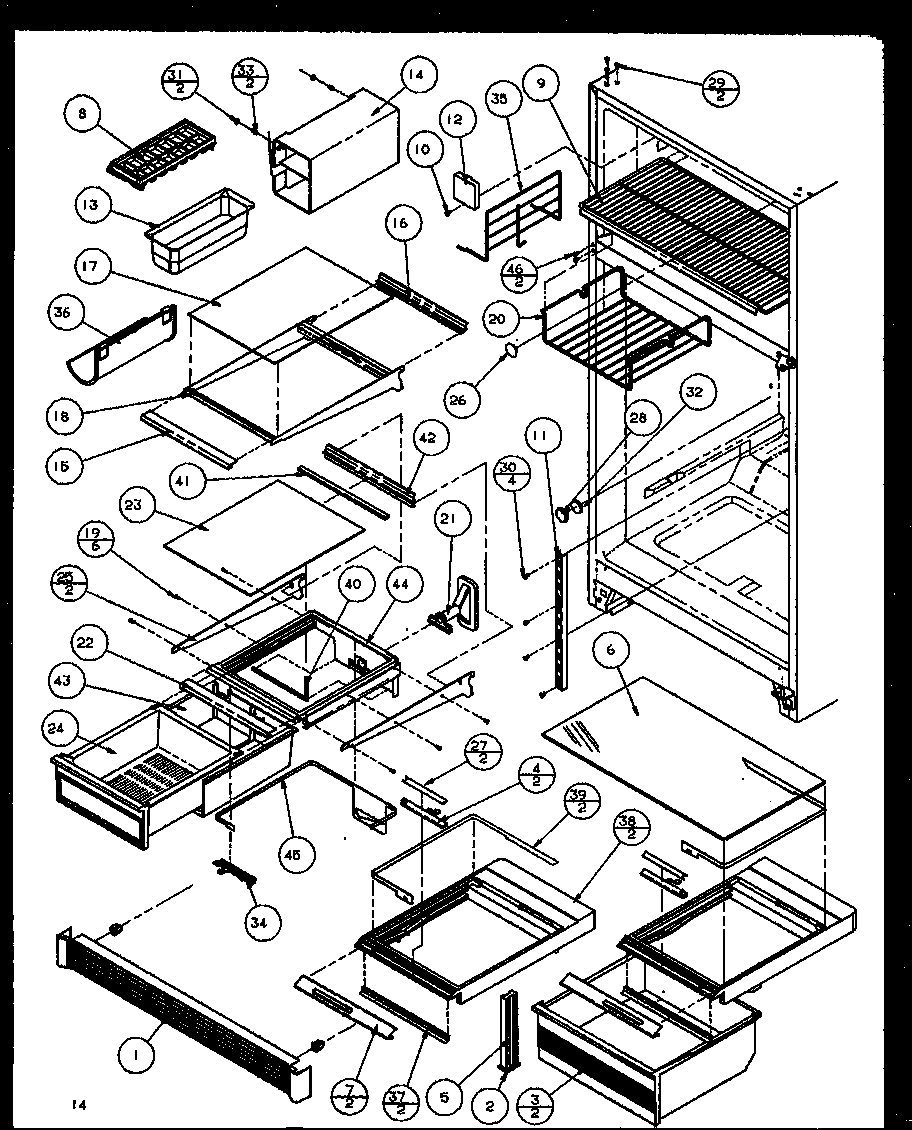 Cabinet shelving (ebony) (tz19qw/p1111409ww) (tz19qg/p1111409wg) (tz19qe/p1111409we) (tz19ql/p1111409wl) (tz19qw/p1111410ww) (tz19qg/p1111410wg) (tz19qe/p1111410we) (tz19ql/p1111410wl)