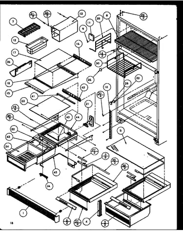 Cabinet shelving (white (tz23qg/p1114904wg) (tz23qw/p1114904ww) (tz23ql/p1114904wl) (tz23qe/p1114904we) (tzi23qw/p1114905ww) (tzi23qg/p1114905wg) (tzi23ql/p1114905wl)