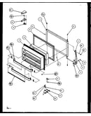 Freezer door (tg18rbg/p1158302wg) (tg18rbl/p1158302wl) (tg18rbw/p1158302ww) (tz18rg/p1158401wg) (tz18rl/p1158401wl) (tz18rw/p1158401ww) (tq18rbg/p1158402wg) (tq18rbl/p1158402wl) (tq18rbw/p1158402ww)