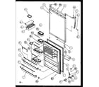 Amana TZI22RE-P1168003WE refrigerator door (tz21re/p1157601we) (tz21rl/p1157601wl) (tz21rg/p1157601wg) (tz21rw/p1157601ww) (tzi21rl/p1168001wl) (tzi21re/p1168001we) (tzi21rw/p1168001ww) diagram