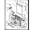 Amana TZI22RL-P1168003WL refrigerator door (tz19rl/p1158501wl) (tz19re/p1158501we) (tz19rw/p1158501ww) diagram