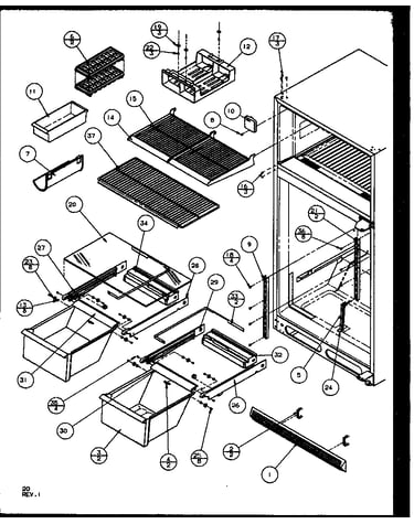Cabinet shelving (tg18rbg/p1158302wg) (tg18rbl/p1158302wl) (tg18rbw/p1158302ww) (tz18rg/p1158401wg) (tz18rl/p1158401wl) (tz18rw/p1158401ww) (tq18rbg/p1158402wg) (tq18rbl/p1158402wl) (tq18rbw/p1158402ww)