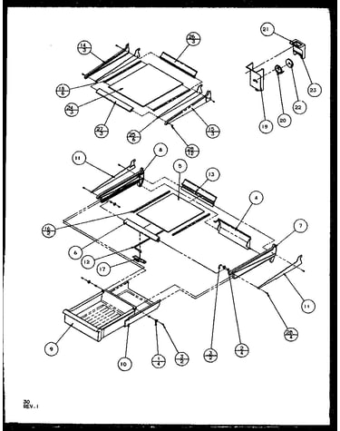 Cabinet shelving (tz19rl/p1158501wl) (tz19re/p1158501we) (tz19rw/p1158501ww) (tz22rl/p1157701wl) (tz22re/p1157701we) (tz22rw/p1157701ww) (tzi22re/p1168003we) (tzi22rl/p1168003wl) (tzi22rw/p1168003ww)