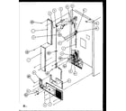 Amana TZ22RE-P1157701WE cabinet back diagram