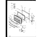 Amana TX21R2W-P1157609WW freezer door (tx21r2l/p1157609wl) (tx21r2e/p1157609we) (tx21r2w/p1157609ww) (txi21r2e/p1168012we) (txi21r2l/p1168012wl) (txi21r2w/p1168012ww) diagram