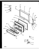 Freezer door (tx19r2e/p1158506we) (tx19r2l/p1158506wl) (tx19r2w/p1158506ww)