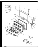 Freezer door (tx22r2e/p1157706we) (tx22r2l/p1157706wl) (tx22r2w/p1157706ww) (txi22r2l/p1168014wl) (txi22r2e/p1168014we) (txi22r2w/p1168014ww)