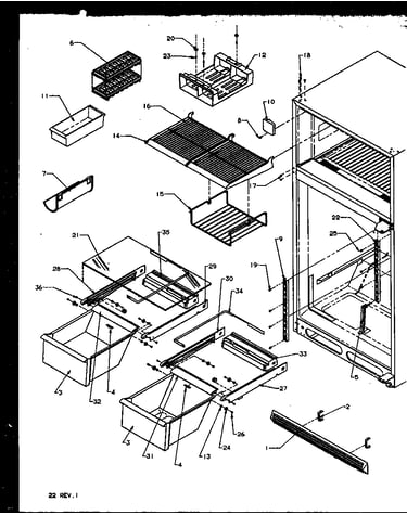 Cabinet shelving (tx21r2l/p1157609wl) (tx21r2e/p1157609we) (tx21r2w/p1157609ww) (txi21r2e/p1168012we) (txi21r2l/p1168012wl) (txi21r2w/p1168012ww)