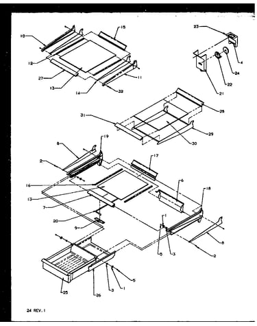 Cabinet shelving (ts18r2l/p1158311wl) (ts18r2g/p1158311wg) (ts18r2w/p1158311ww) (tsi18r2l/p1182102wl) (tsi18r2w/p1182102ww) (tx18r2l/p1158412wl) (tx18r2w/p1158412ww) (tx21r2l/p1157609wl) (tx21r2e/p1157609we) (tx21r2w/p1157609ww) (txi21r2e/p1168012we) (txi