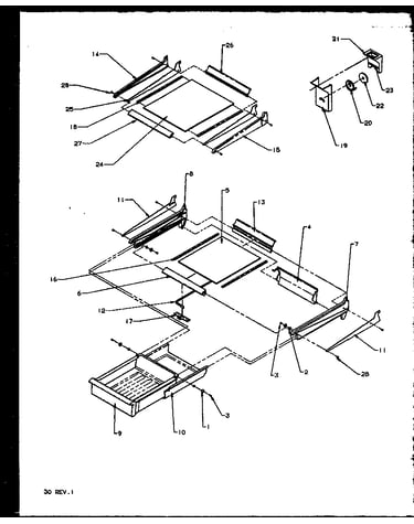 Cabinet shelving (tx19r2e/p1158506we) (tx19r2l/p1158506wl) (tx19r2w/p1158506ww) (txi22r2l/p1168014wl) (txi22r2e/p1168014we) (txi22r2w/p1168014ww)