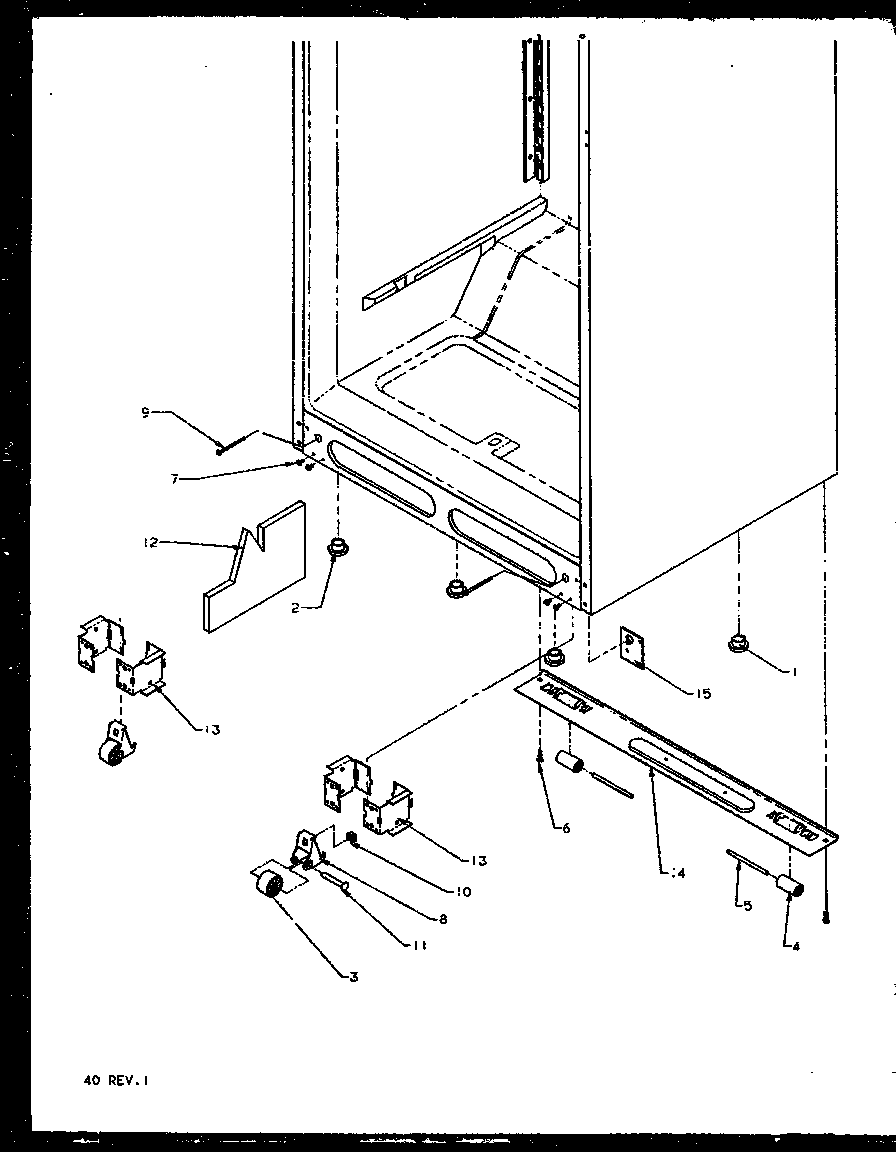 CABINET BOTTOM (TS18R2L/P1158311WL) (TS18R2G/P1158311WG) (TS18R2W/P1158311WW) (TSI18R2L/P1182102WL) (TSI18R2W/P1182102WW) (TX18R2L/P1158412WL) (TX18R2W/P1158412WW) (TX21R2L/P1157609WL) (TX21R2E/P1157609WE) (TX21R2W/P1157609WW) (TXI21R2E/P1168012WE) (TXI21