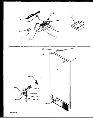 Factory installed ice maker (tsi18r2l/p1182102wl) (tsi18r2w/p1182102ww) (txi21r2e/p1168012we) (txi21r2l/p1168012wl) (txi21r2w/p1168012ww) (txi22r2l/p1168014wl) (txi22r2e/p1168014we) (txi22r2w/p1168014ww) (ts18r2l/p1158411wl) (ts18r2g/p1158411wg) (ts18r2w