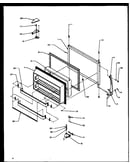 Freezer door (tg18r2g/p1158305wg) (tg18r2l/p1158305wl) (tg18r2w/p1158305ww) (tz18r2g/p1158409wg) (tz18r2l/p1158409wl) (tz18r2w/p1158409ww) (tq18r2g/p1158410wg) (tq18r2l/p1158410wl) (tq18r2w/p1158410ww)